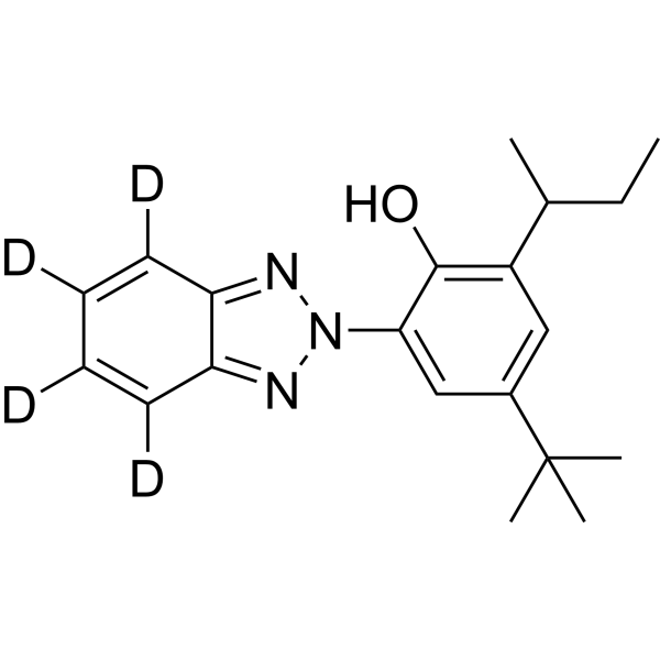 2-(3-Sec-butyl-5-tert-butyl-2-hydroxyphenyl)benzotriazole-d4